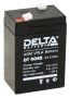 Автомобильный аккумулятор Delta Battery DT 4045 4,5А/ч-4V- EN1 зажим (FASTON) универсальная 70x47x105